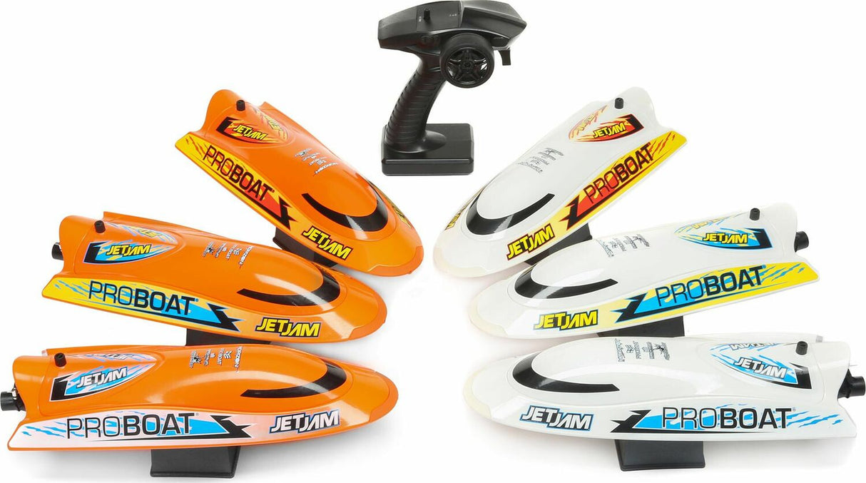 Jet Jam V2 12" Self-Righting Pool Racer Brushed RTR, White