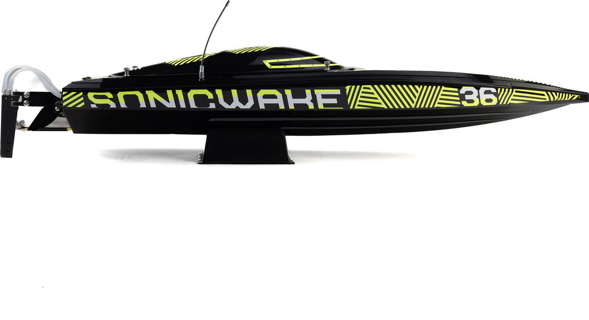 Sonicwake 36" V3 Self-Righting V-Hull Boat RTR, Black
