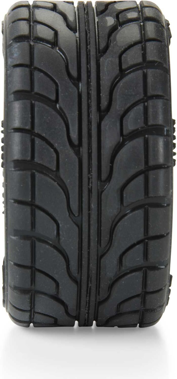 1/12 Avenger Tire Mounted on Overdrive Gray Wheel 8mm Hex (4): Losi Race Car