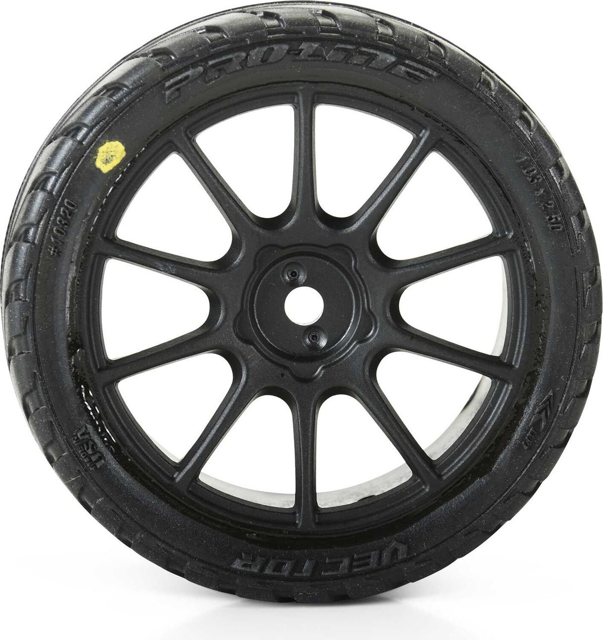 1/14 Vector Tire MTD 12mm Black Velocity Wheel (4): ARRMA TYPHON GROM