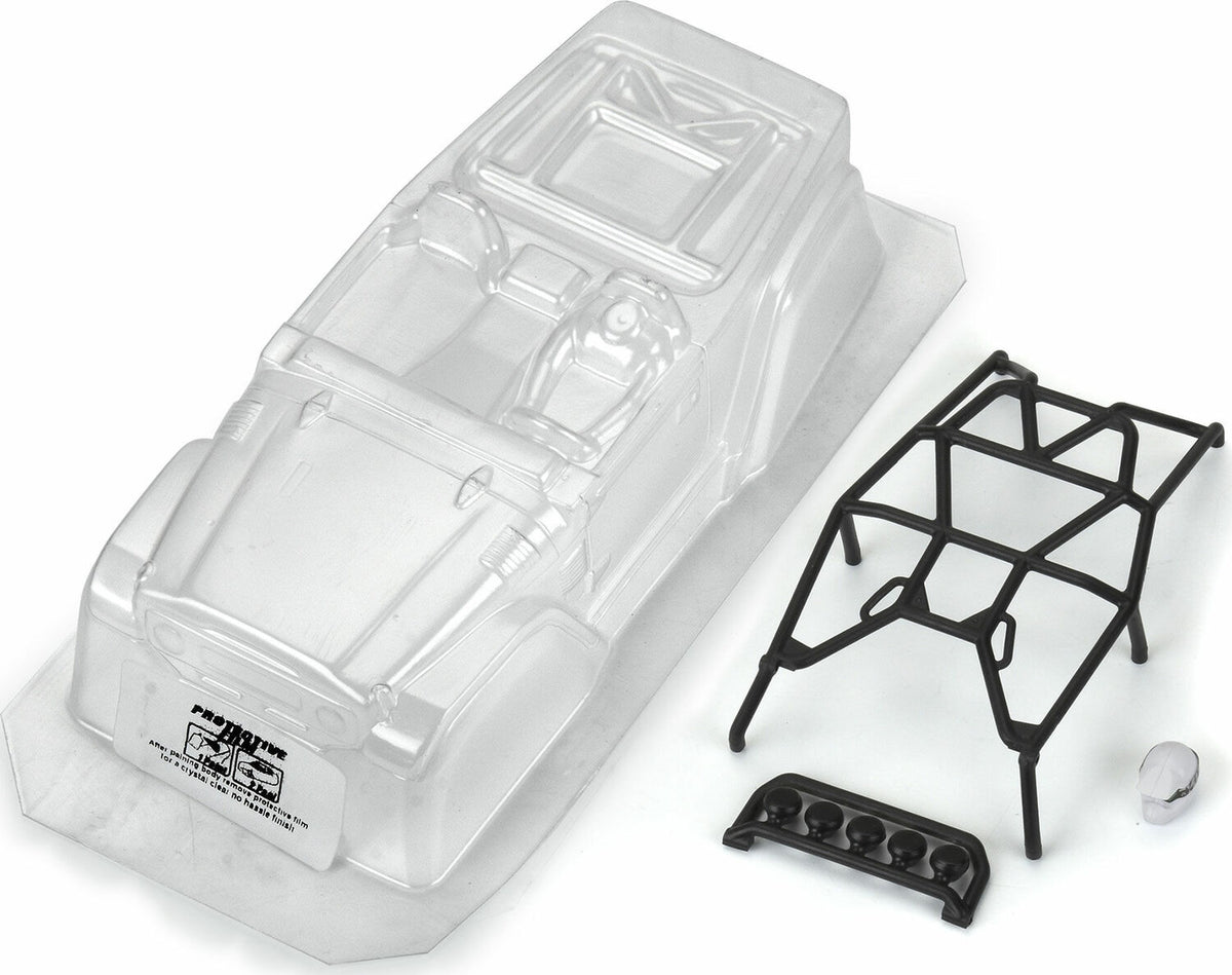1/24 1979 Toyota Land Cruiser FJ40 Clear Body with Trail Cage: SCX24
