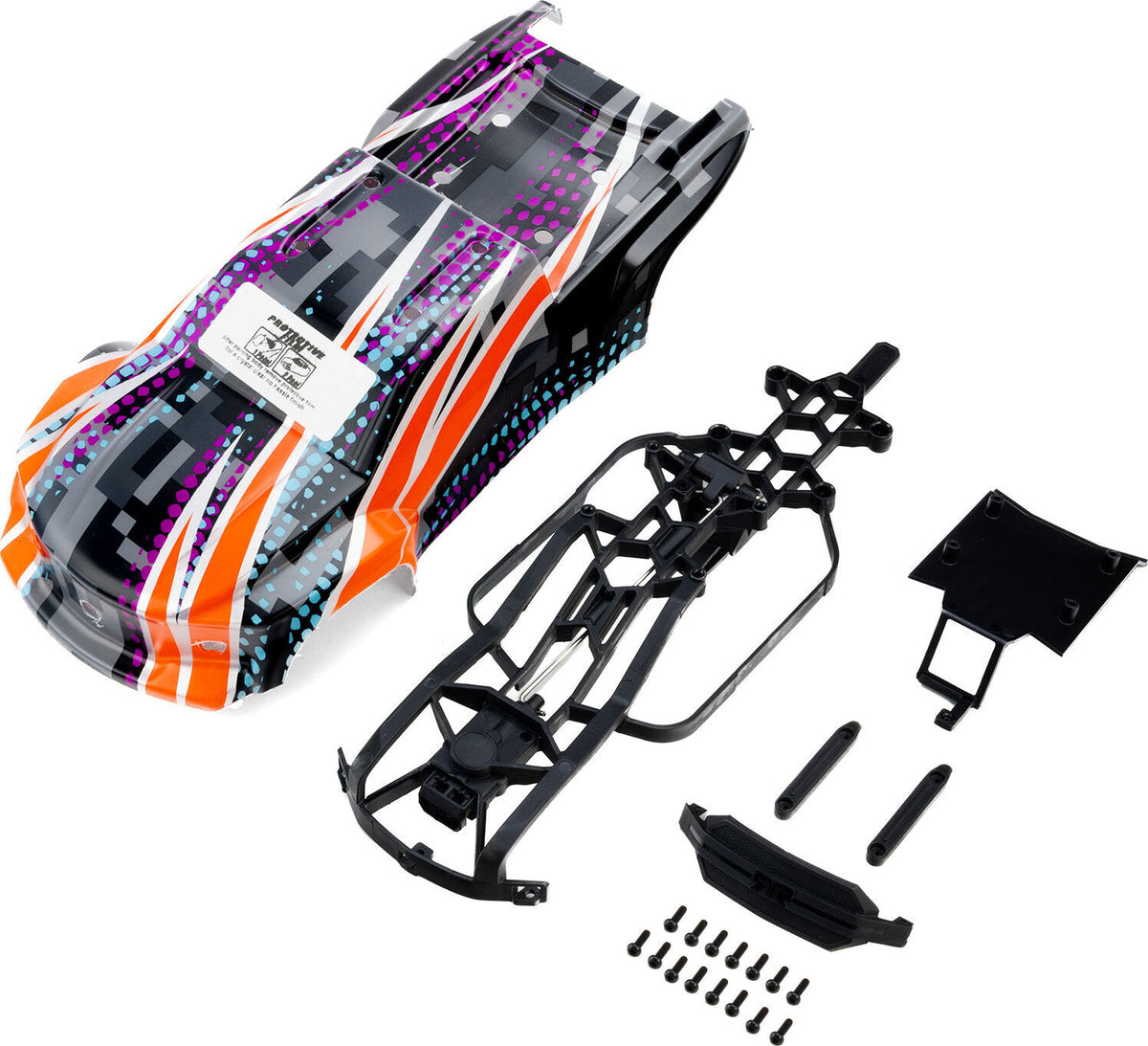1/16 Limited Edition Pre-Cut/Pre-Painted Brute Digi Body with Clipless System: ARRMA MINI KRATON