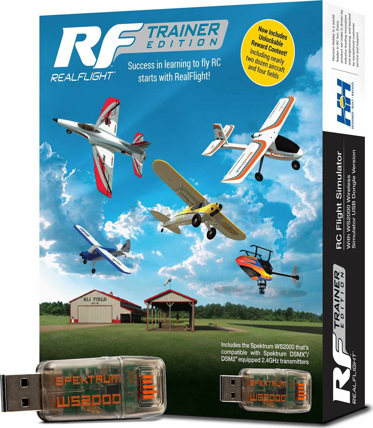 RealFlight Trainer Edition RC Flight Simulator with WS2000 Wireless Simulator USB Dongle