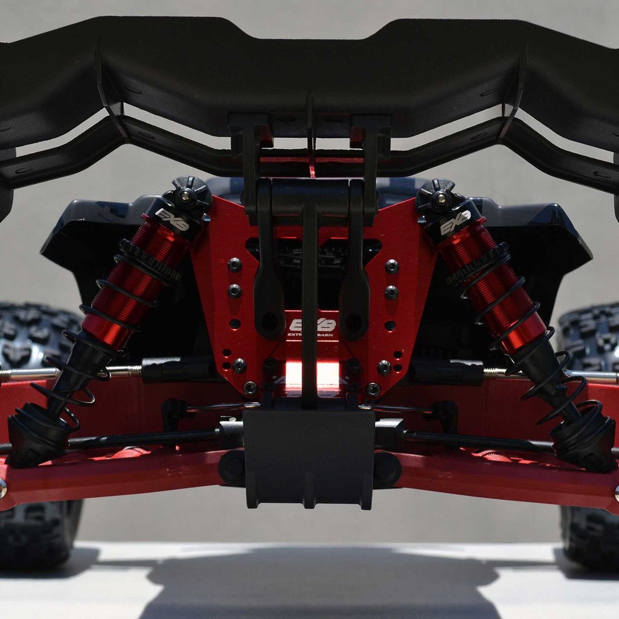 HD v2 Wing Mounts - Black: ARRMA Kraton 6S EXB v2