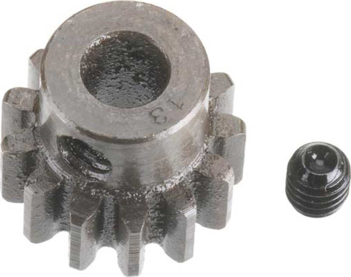Extra Hard Steel 5mm Bore 1 Module Pinion, 13T