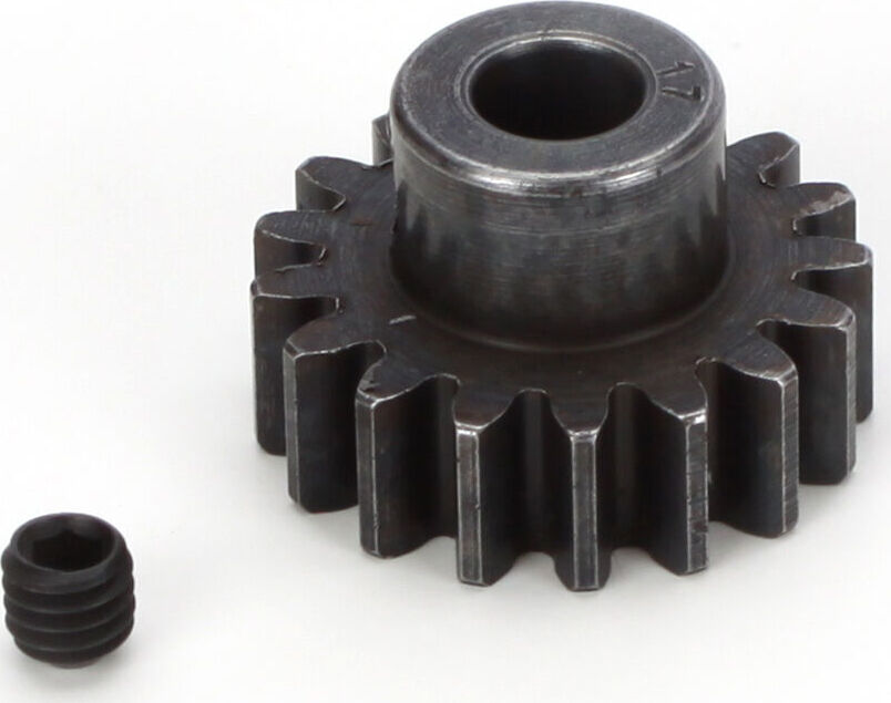 Extra Hard Steel 5mm Bore 1 Module Pinion, 17T