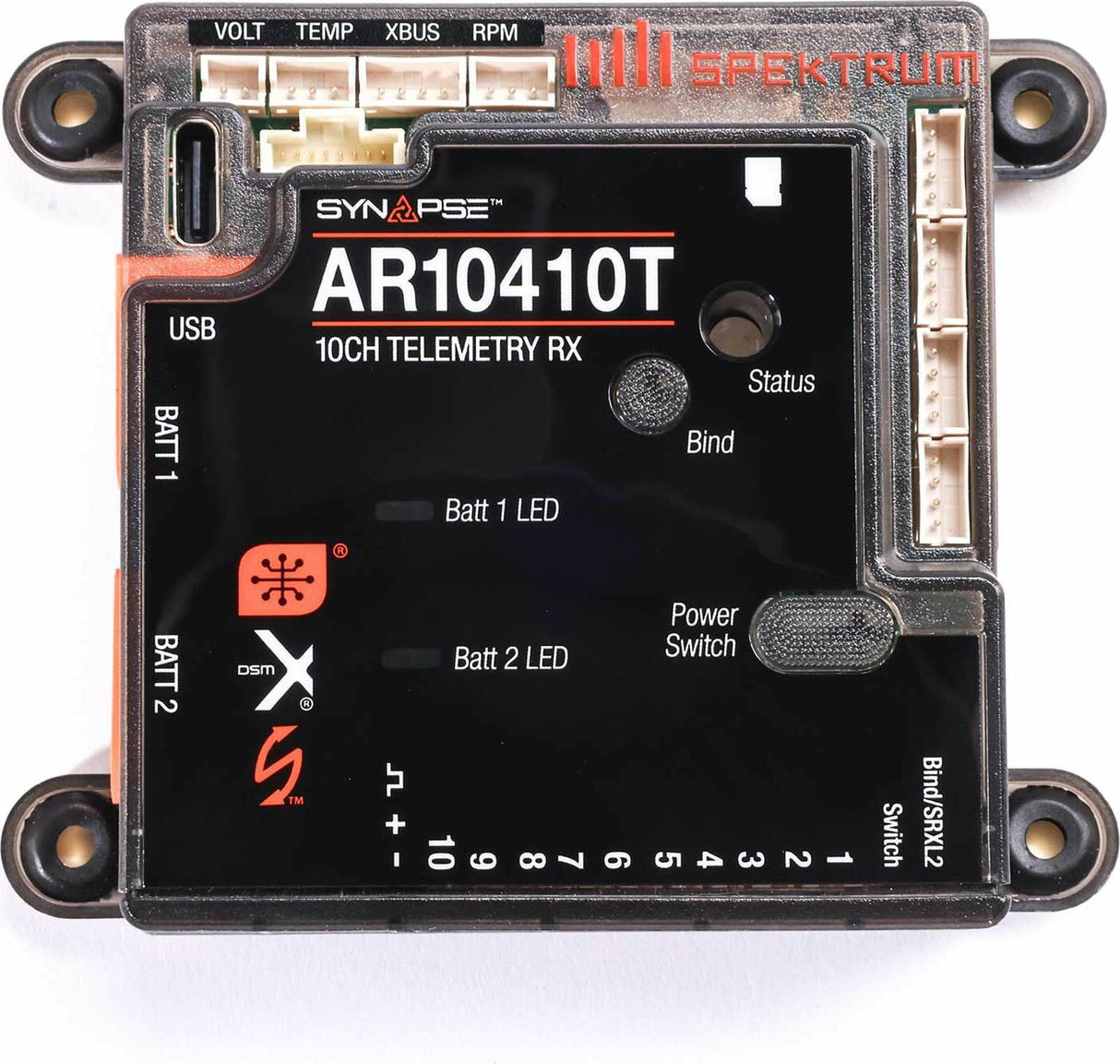 AR10410T 10-Channel PowerSafe Telemetry Receiver