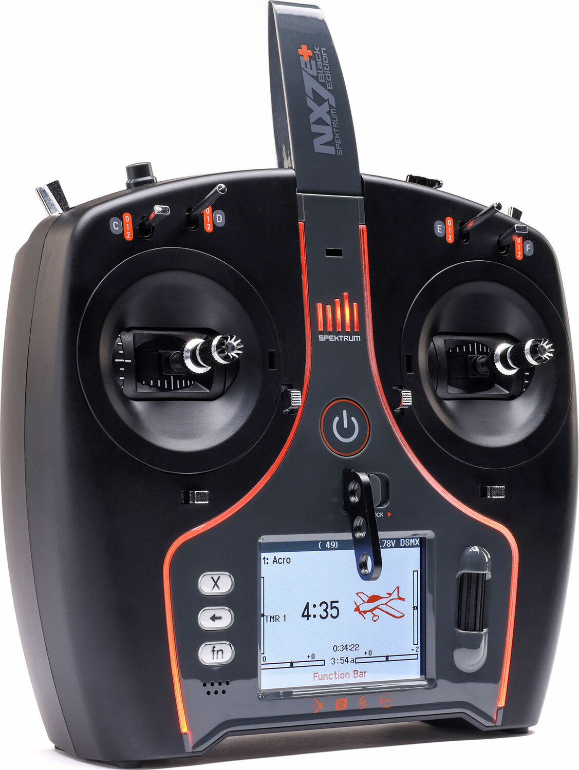 NX7e+ 14-Channel DSMX Transmitter Only, Black Edition