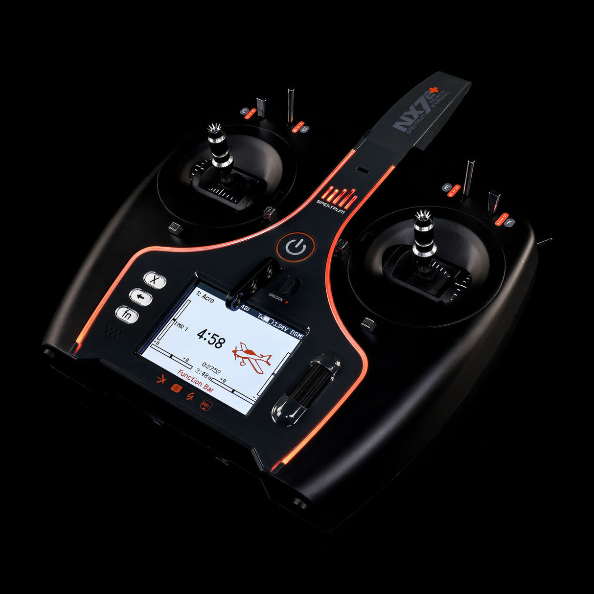 NX7e+ 14-Channel DSMX Transmitter Only, Black Edition