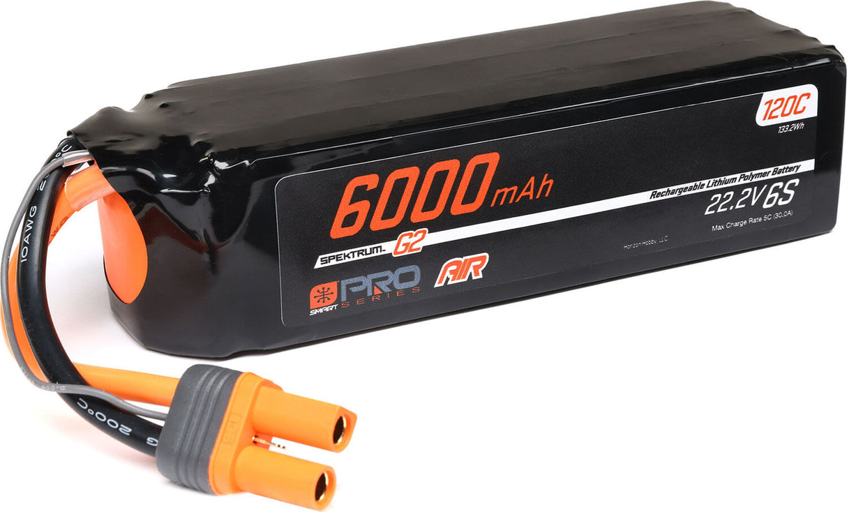 22.2V 6000mAh 6S 120C Smart G2 Pro Air LiPo Battery: IC5