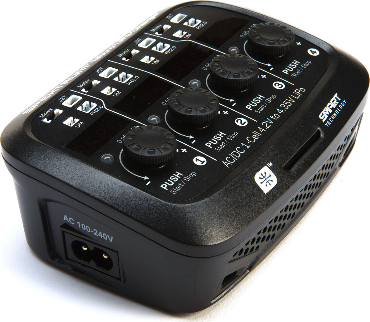 S44 Micro 4-port AC/DC 1S LiPo Smart Charger