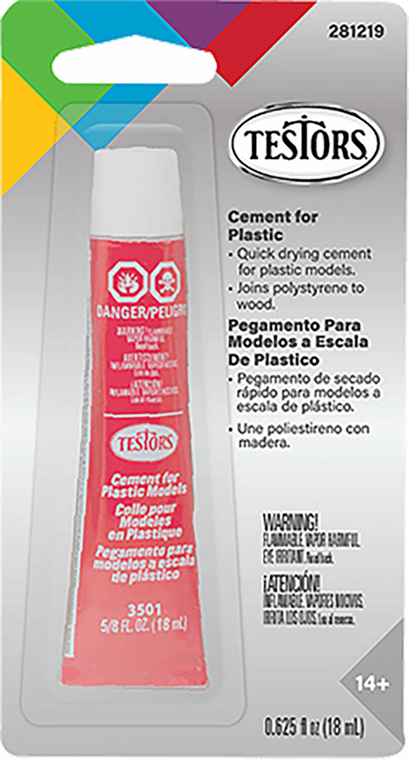 Cement for Plastics, 5/8 oz