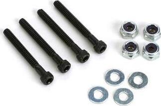 6-32x1" Socket Head Bolts w/ Lock Nuts 4/pkg