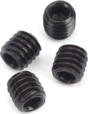 Socket Set Screws, 4mm, 4/pkg