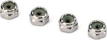 6-32 Stainless Steel Nylon Insert Lock Nuts 4/pkg