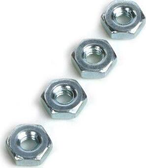 Standard Steel Hex Nuts (4-40) 4/pkg