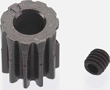 Extra Hard 11T 32P Blackened Steel Pinion Gear, 5mm Shaft