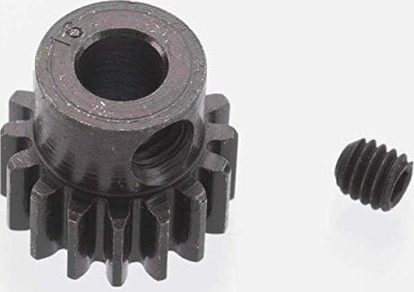 EXTRA HARD 16 TOOTH BLACKENED STEEL 32P PINION 5M/M
