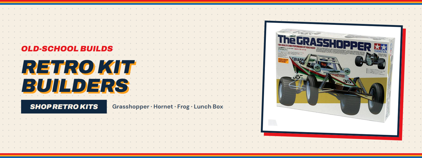 Retro Kit Builders — The Grasshopper and classic Tamiya kits