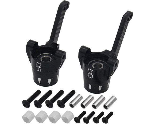 Hot Racing Aluminum Graphite HD Steering Knuckle for Tamiya Clod Buster