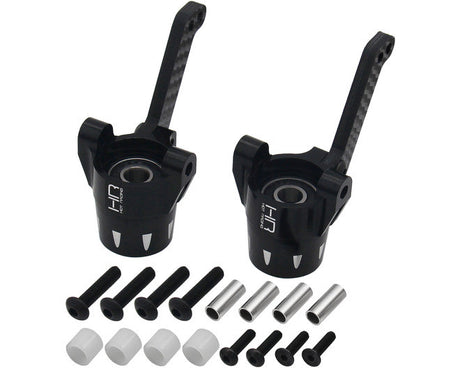 Hot Racing Aluminum Graphite HD Steering Knuckle for Tamiya Clod Buster
