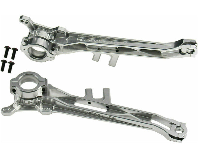 Hot Racing CB556X08 silver 6061 aluminum Clod Buster ladder bars, pair