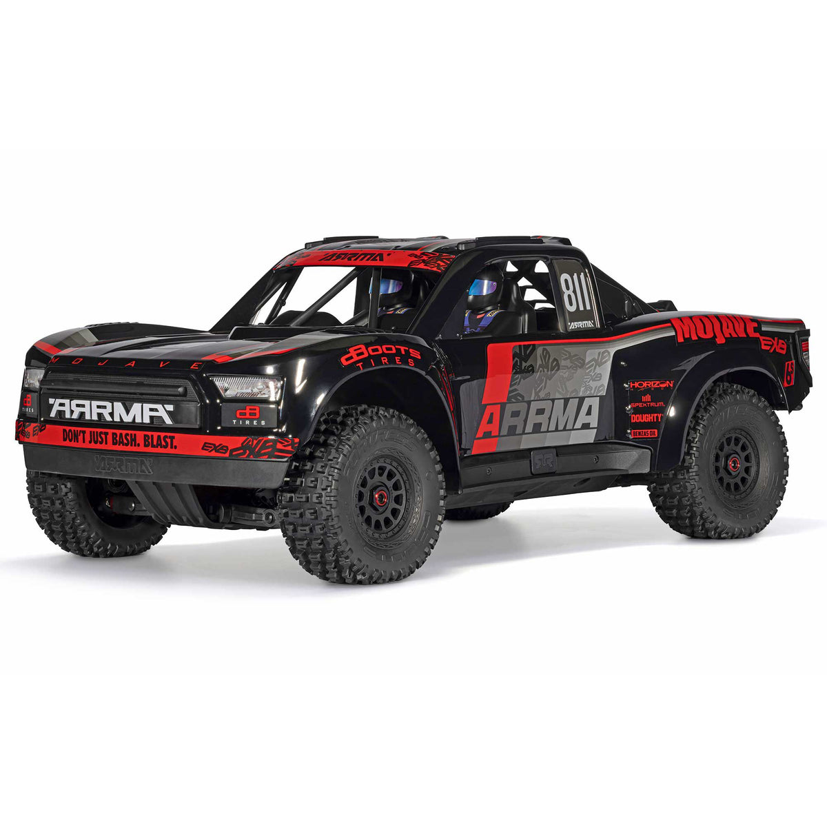 Arrma 1/7 Mojave 6S EXB RTR Brushless Desert Truck, Black (ARA7704V3T1)