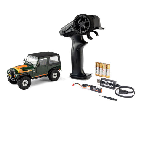 Axial SCX30 Jeep CJ-7 GenRight 4X4 RTR Rock Crawler, Green