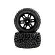 Pro-Line Jaeger F/R MT Tires MTD 12mm Black Split Six PRO1034610