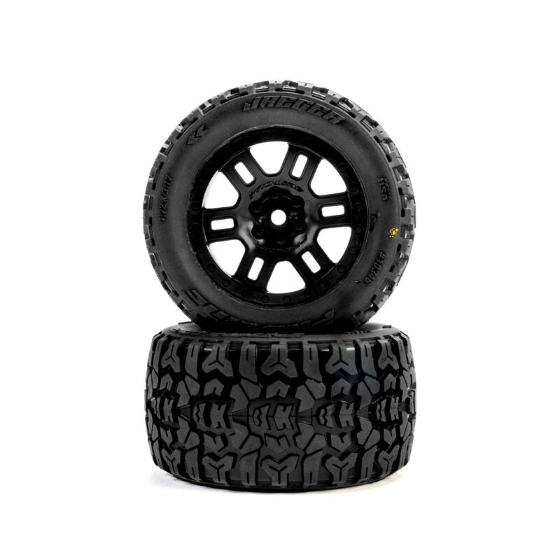 Pro-Line Jaeger F/R MT Tires MTD 12mm Black Split Six PRO1034610