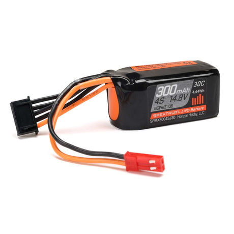 Spektrum 4S 14.8V 300mAh 30C LiPo Battery (same spec family as SPMX3045LD)