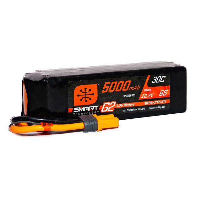 5000mAh 6S 22.2V Smart G2 LiPo 30C; IC5 — view 1