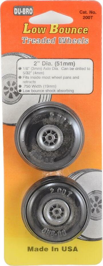 DuBro 2" Treaded Wheels (2)