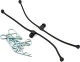 DuBro Body Klip Retainers with Body Clips (Black)