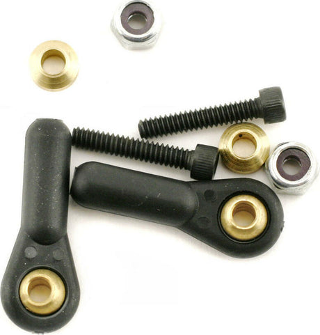 DuBro 4-40 Heavy Duty Ball Link (Black) (2)