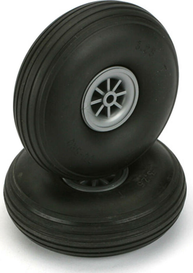 DuBro 3-1/4" Treaded Wheels (2)