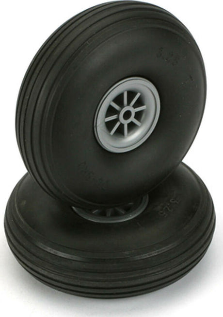 DuBro 3-1/4" Treaded Wheels (2)