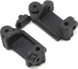 RPM 30 Deg Caster Block Set (Black) (2) (stadium truck, monster truck, short course truck)