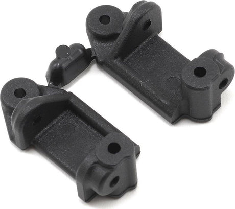 RPM 30 Deg Caster Block Set (Black) (2) (stadium truck, monster truck, short course truck)