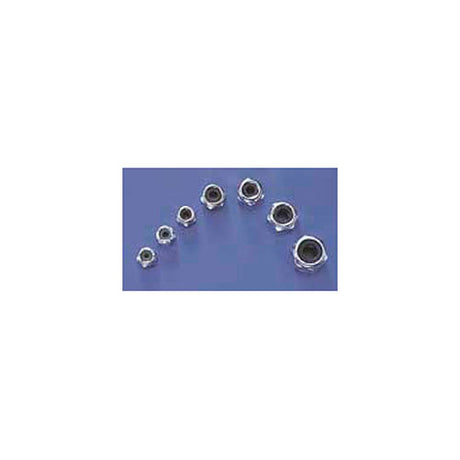 4-40 Stainless Steel Nylon Insert Lock Nuts (4/pkg)