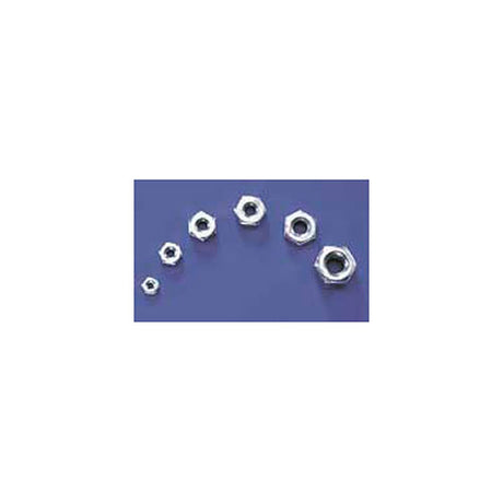 6-32 Steel Hex Nuts (QTY/PKG: 4 )