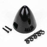 4 Pin Spinner,2-3/4 Black