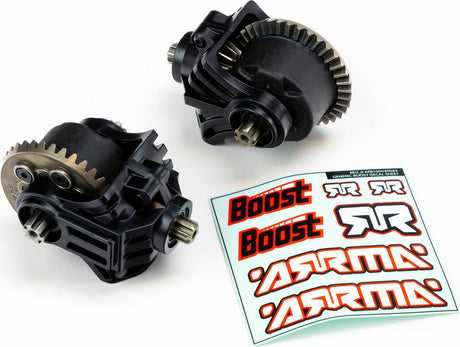 Front & Rear Metal Diff Upgrade Set: BOOST BOX