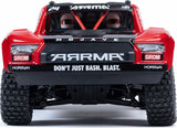 MOJAVE GROM MEGA 380 Brushed 4X4 Small Scale Desert Truck RTR with Battery & Charger, Red/Black