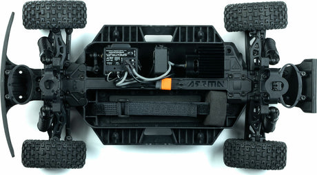 MOJAVE GROM MEGA 380 Brushed 4X4 Small Scale Desert Truck RTR with Battery & Charger, Red/Black