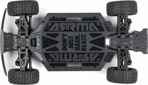MOJAVE GROM MEGA 380 Brushed 4X4 Small Scale Desert Truck RTR with Battery & Charger, Blue/White