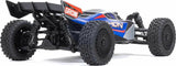 TYPHON GROM MEGA 380 Brushed 4X4 Small Scale Buggy RTR with Battery & Charger, Blue/Silver