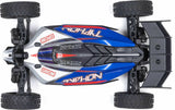 TYPHON GROM MEGA 380 Brushed 4X4 Small Scale Buggy RTR with Battery & Charger, Blue/Silver