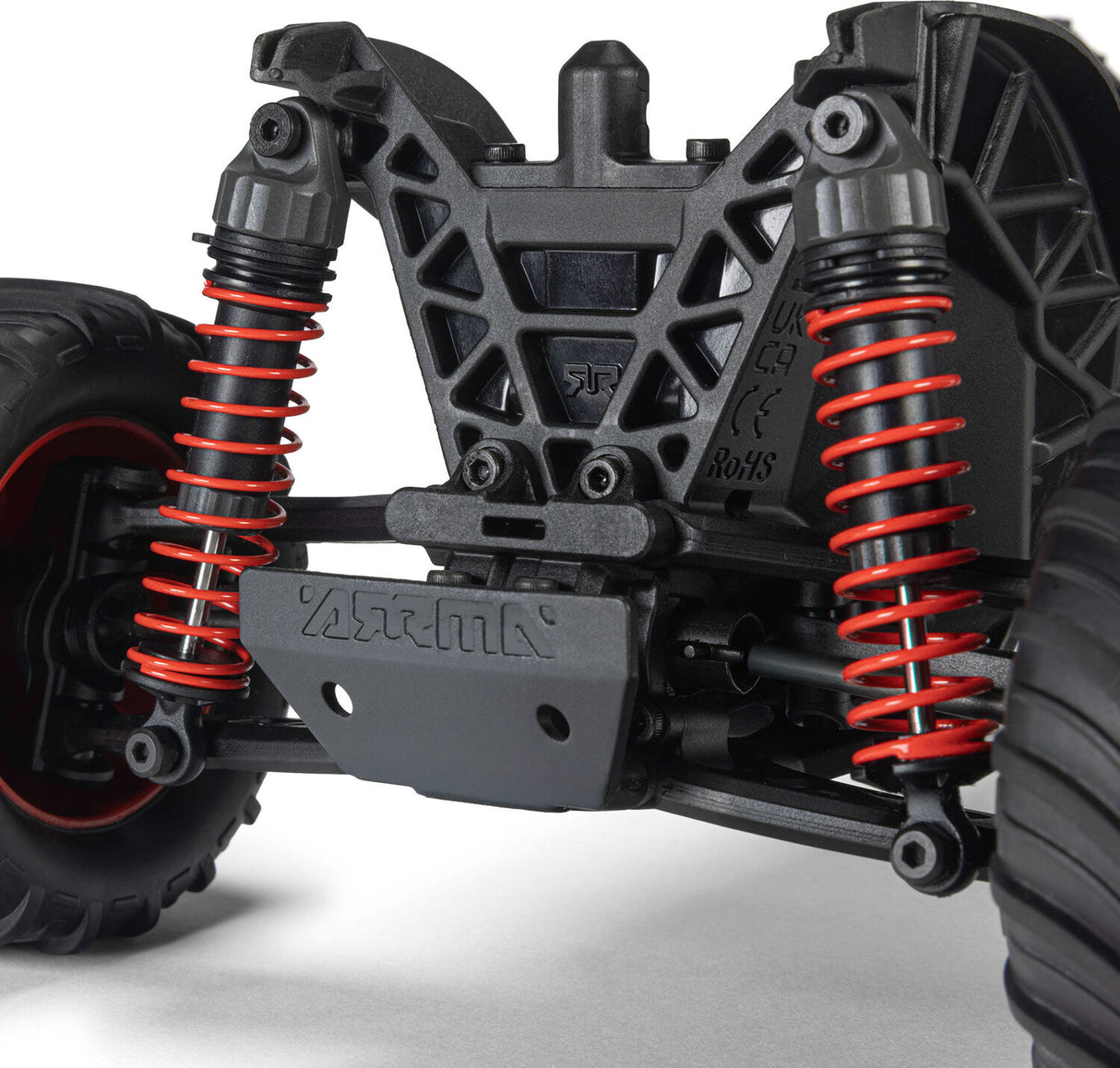 1/16 GORGON GROM 4X4 RTR Brushed Monster Truck (Battery & Charger Included), Red