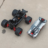 1/16 QUAKE GROM 4X4 RTR Brushed Monster Truck (Battery & Charger Included), Red